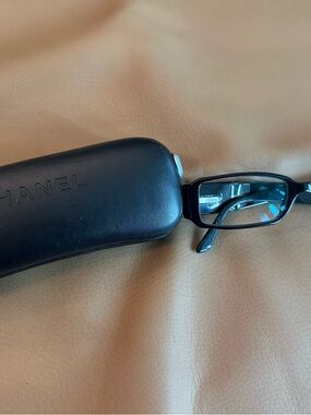 CHANEL Black Eyeglasses